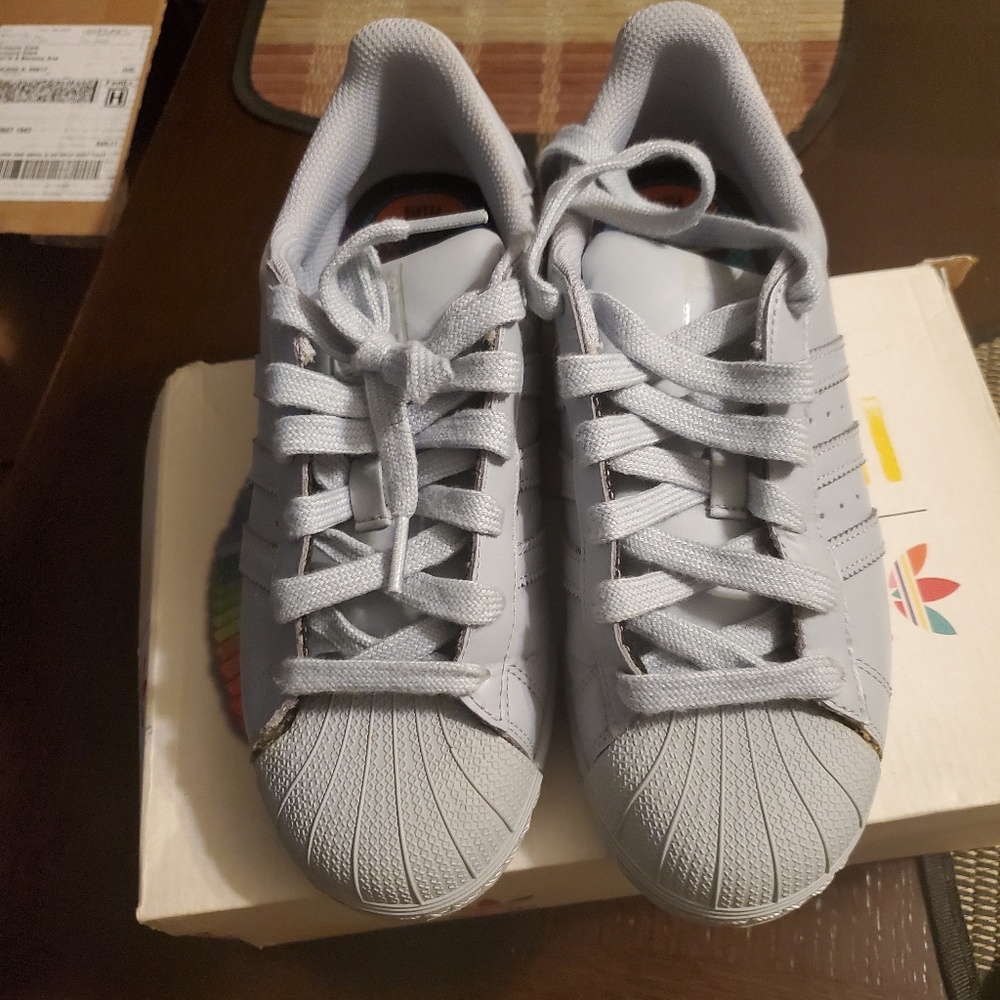 Size 6 - adidas Superstar Supercolor Pack Color Haze
